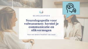 logopedie voor volwassenen